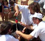 3 agosto 2004, Riserva di Torre Salsa - liberazione tartaruga marina