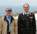 11 giugno 2006, Riserva di Torre Salsa - visita dei Carabinieri di Siculiana