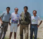 1993, Torre Salsa (AG): sopralluogo con Lillo Gatto e Alessandro Bardi